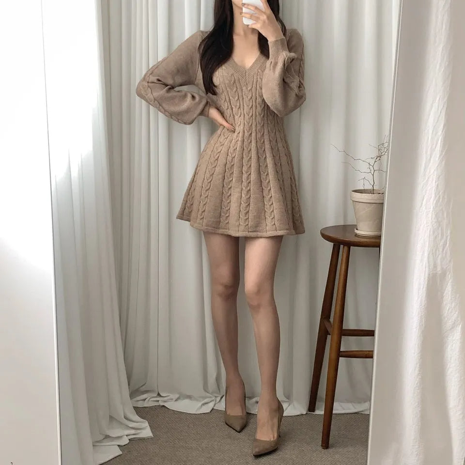 Elegant Knitted Dress