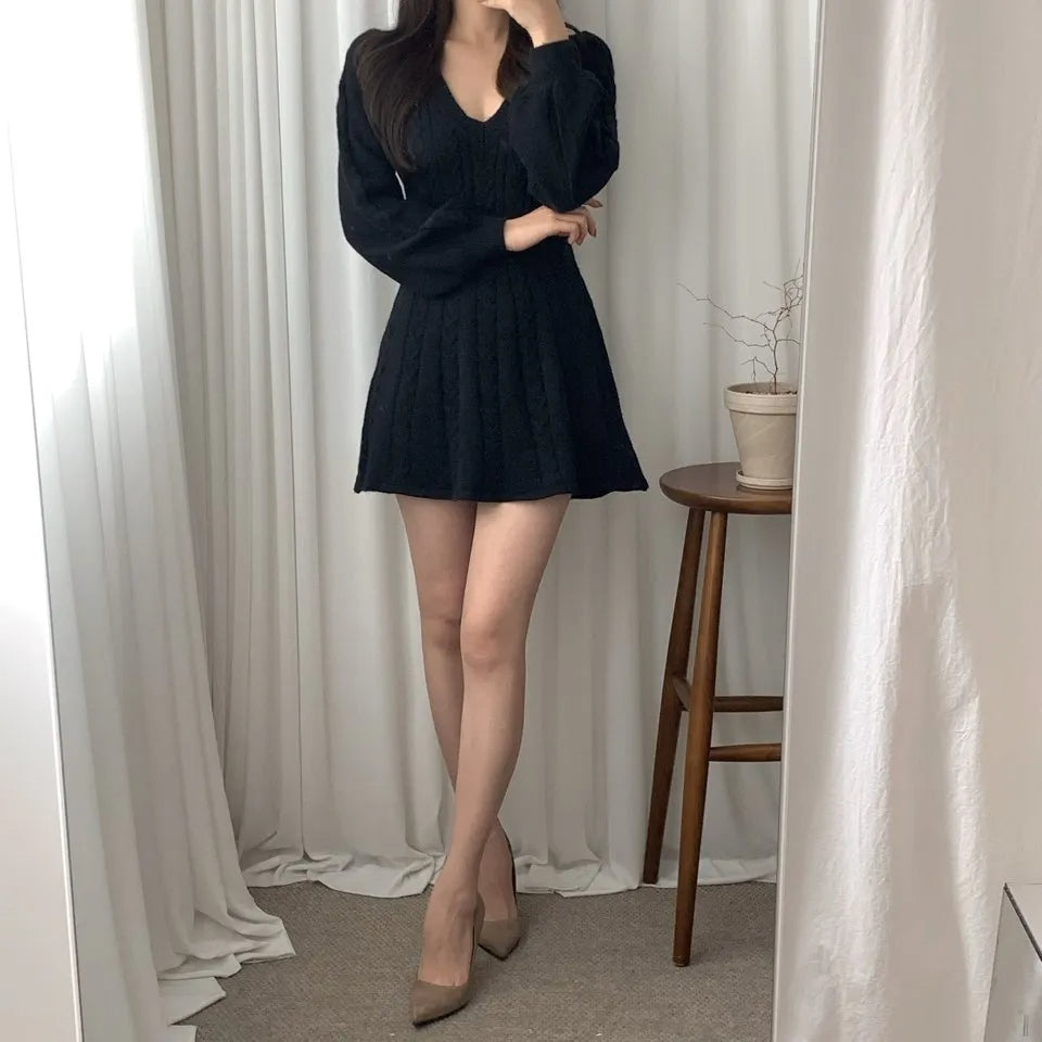 Elegant Knitted Dress