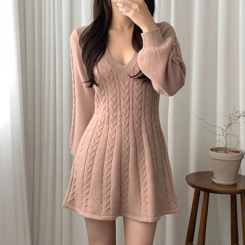 Elegant Knitted Dress