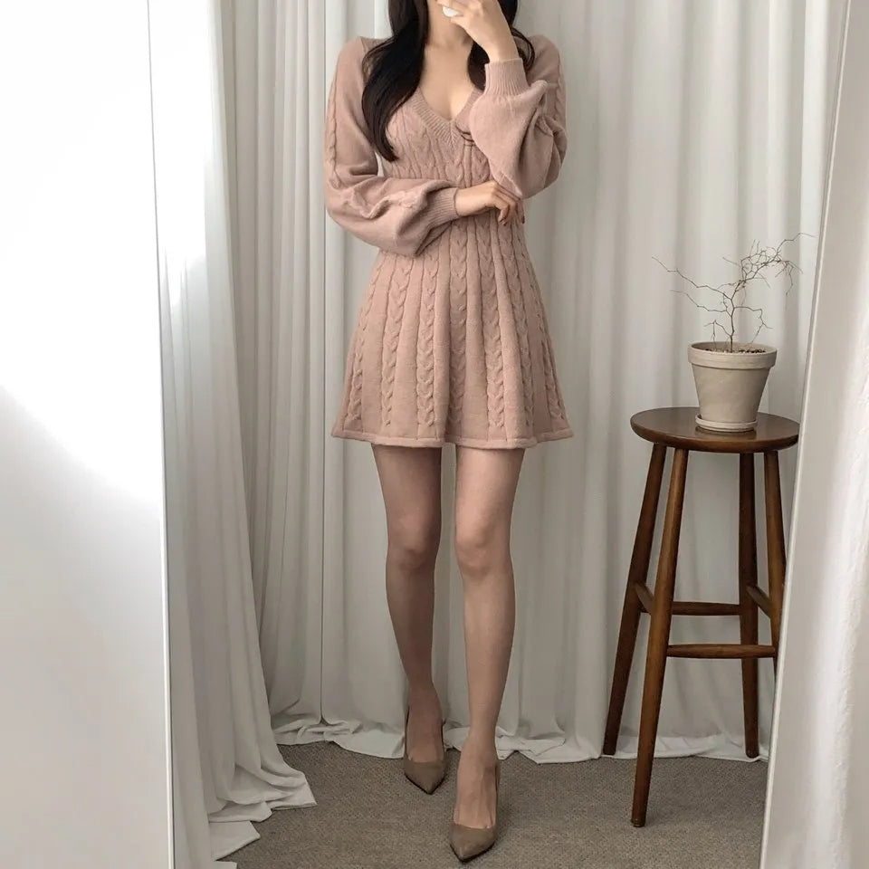 Elegant Knitted Dress