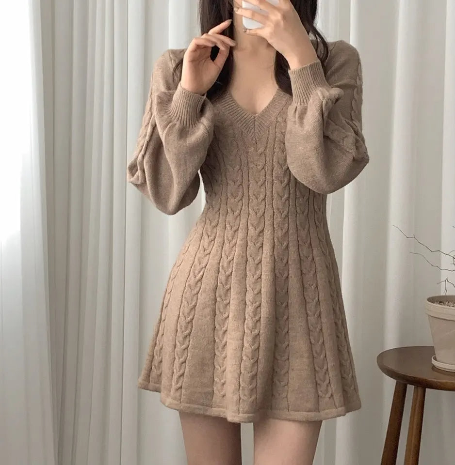 Elegant Knitted Dress