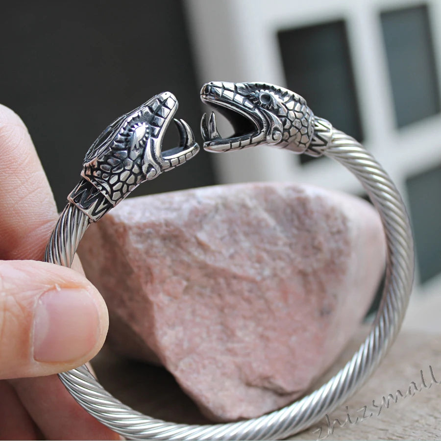 Cobra Bangle Wire Bracelet