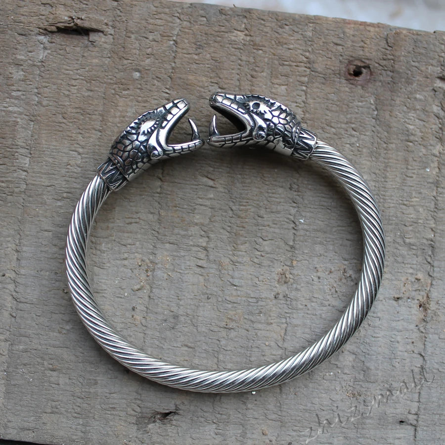 Cobra Bangle Wire Bracelet