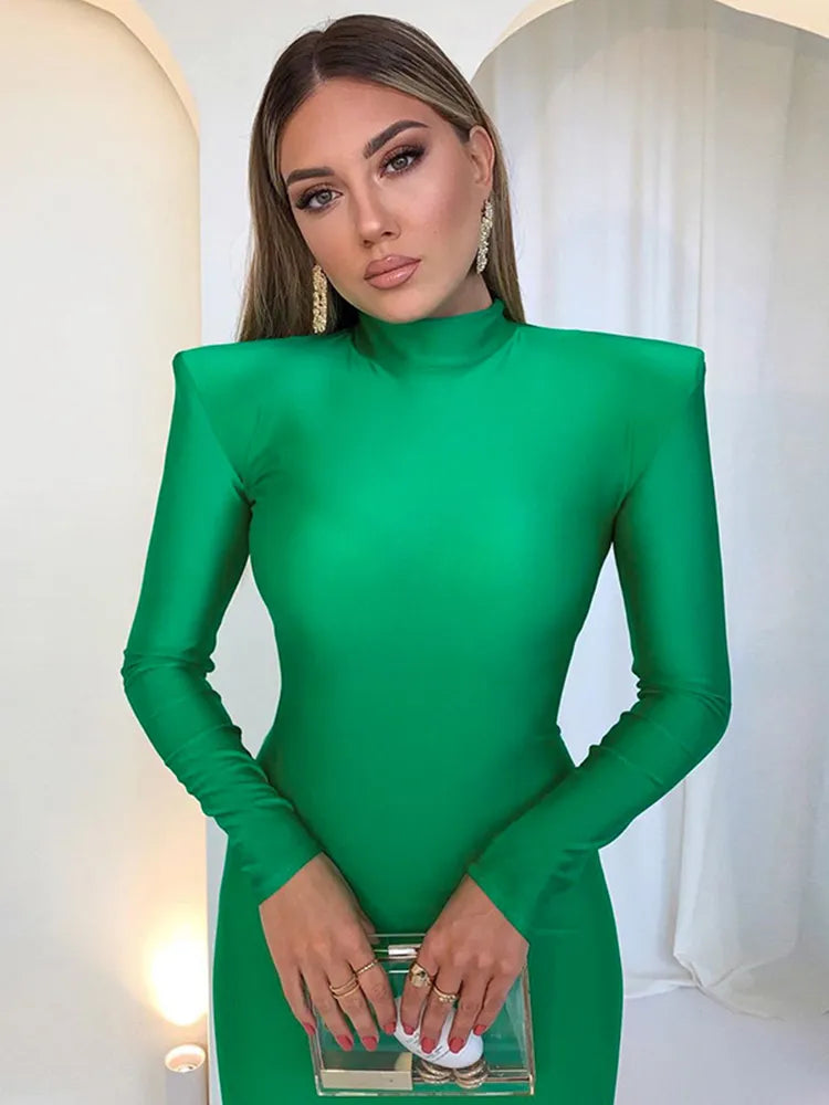 Hugcitar Turtleneck Dress