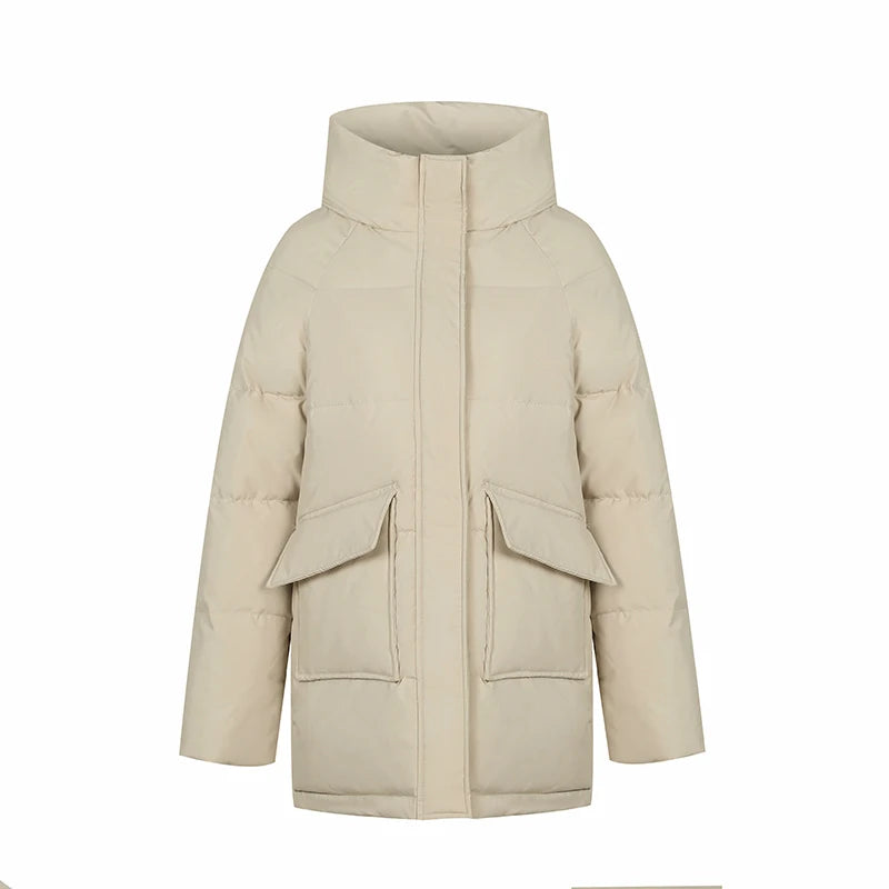 Women Mid-long Parkas Jackets