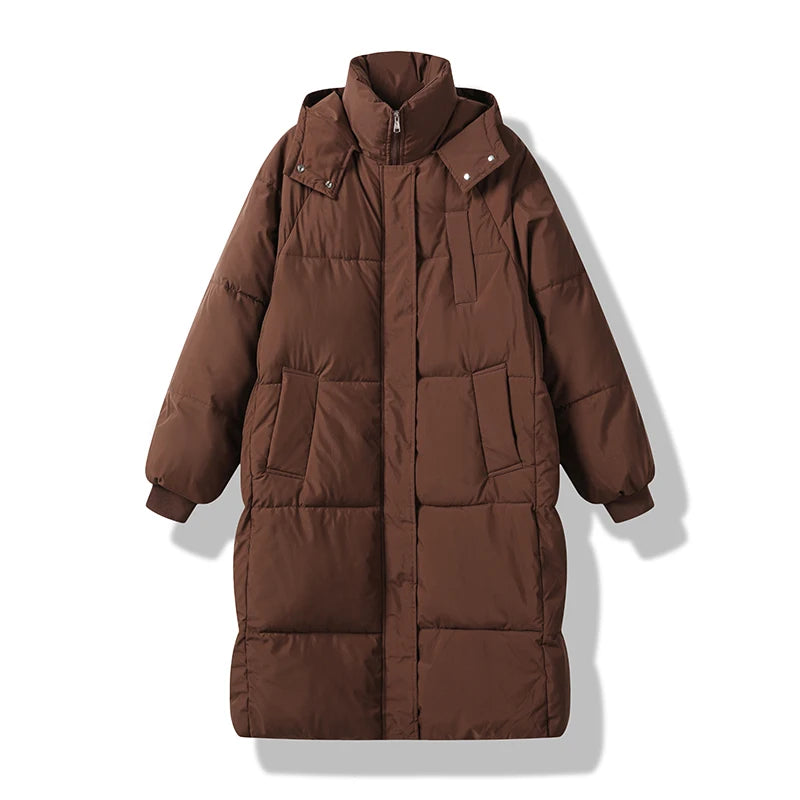 Winter Women long Parkas Jackets -20 degrees